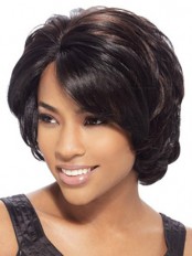 Synthetic Natural Hairline Lace Front Wig
