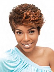 Short Cut Wavy Synthetic Hair Wig
