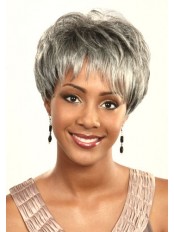 Short Straight Synthetic Capless Wig