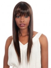 Long Silky Straight Capless Synthetic Wig