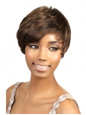 Sweep Short Synthetic African American Wig