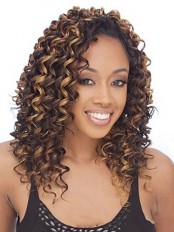 Medium Curly African American Lace Wigs for Women 14 Inch