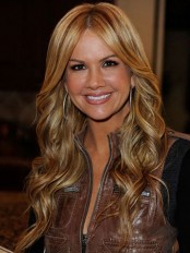Delicate Long 24 Inch Wavy Brown African American Lace Wigs