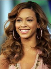 Trendy Long Wavy African American Full Lace Wigs for Women 16 Inch