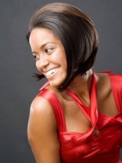 Gracefull Short Straight No Bang African American Lace Wigs for Women