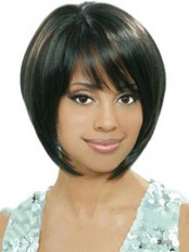 Afro American Wigs Short Straight Black African American Wigs
