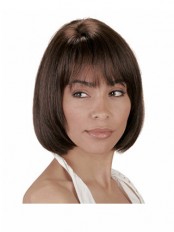 8" Silky Straight Capless Synthetic Wig