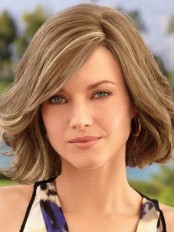 Medium Wavy Lace Front Synthetic Wig
