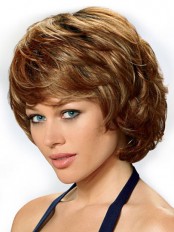 Bob Lace Front Wavy Synthetic Wigs