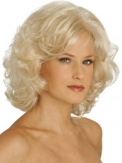 Mid-Length & Bottom Layered Curls Synthetic Wig