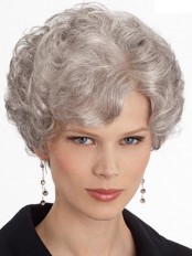 Short Grey Smart Wig