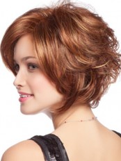 A Curly Bob Synthetic Fashion Wig