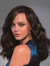 2016 New Arrival Long Wavy Lace Human Hair Wig