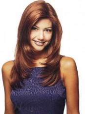 Specially Designed Top Quality Long Layered Straight Full Lace Human Hair Wig