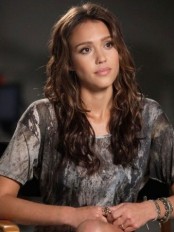 Newest Jessica Alba's Graceful Synthetic Wig