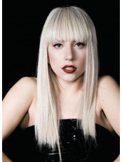 lady gaga Long Straight Synthetic Wig