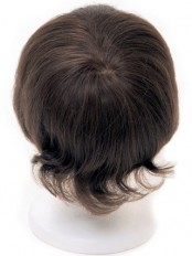 100% Remy Human Hair Mono Hand-Tied Mens Wig