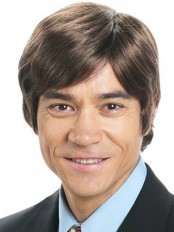 4" Straight Capless Synthetic Mens Wig