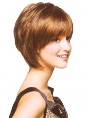 Sassy Tousled Bob Synthetic Capless Wig