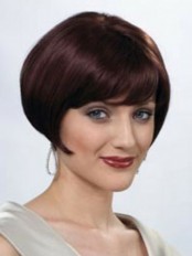 Classic Bob-Cut Synthetic Capless Wig