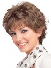 Short Wavy Lightweight Remy Human Hair Wig