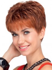 Remy Human Hair Lace Front Pretty Short Wig