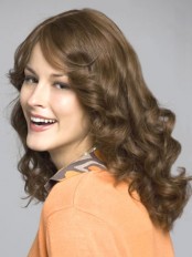 Front Lace Remy Human Hair Long Wig