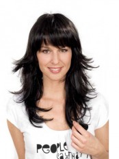Simple Long Straight Synthetic Wig
