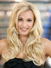 Long Wavy Style 3/4 Synthetic Wig