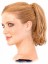 8" Alternating Straight And Braided Synthetic Ponytail