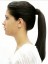 14" Straight Layered Heat Resistant Synthetic Ponytail