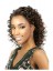 Fashion Medium Curly Synthetic Half Wig