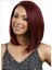 Durable Red Straight Bob Wigs