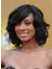 Durable Keri Hilson Black Wavy Bob Wigs