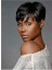 Cool Short Black African American Human Hair Wigs