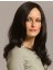 Classic 18" Wavy Black Human Hair Wigs