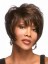 Ideal Brown Layered Short Synthetic Wigs