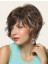 Modern Wavy Brown Synthetic Wigs
