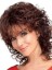 Mid-Length Gorgeously Curly Synthetic  Wig