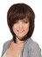 Sophisticated Medium Length Human Hair Wig