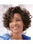 Modern curly lace front wig