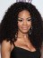 European Style Medium Curly Black African American Lace Wigs for Women