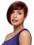Custom Short Straight Side Bang African American Lace Wigs for Women