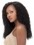 Cute Long Curly Black No Bang African American Lace Wigs for Women