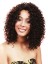Popurlar Medium Curly African American Lace Wigs for Women 12 Inch