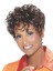 Short Curly African American Lace Wigs for Women 6 Inch