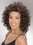 New Impressive Medium Curly African American Lace Wigs for Women 12 Inch
