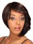 Chic Short Wavy Side Bang African American Lace Wigs for Women