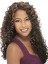 Prevailing Long Curly No Bang African American Lace Wigs for Women 22 Inch