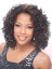 Glamorous Medium Curly African American Lace Wigs for Women 12 Inch